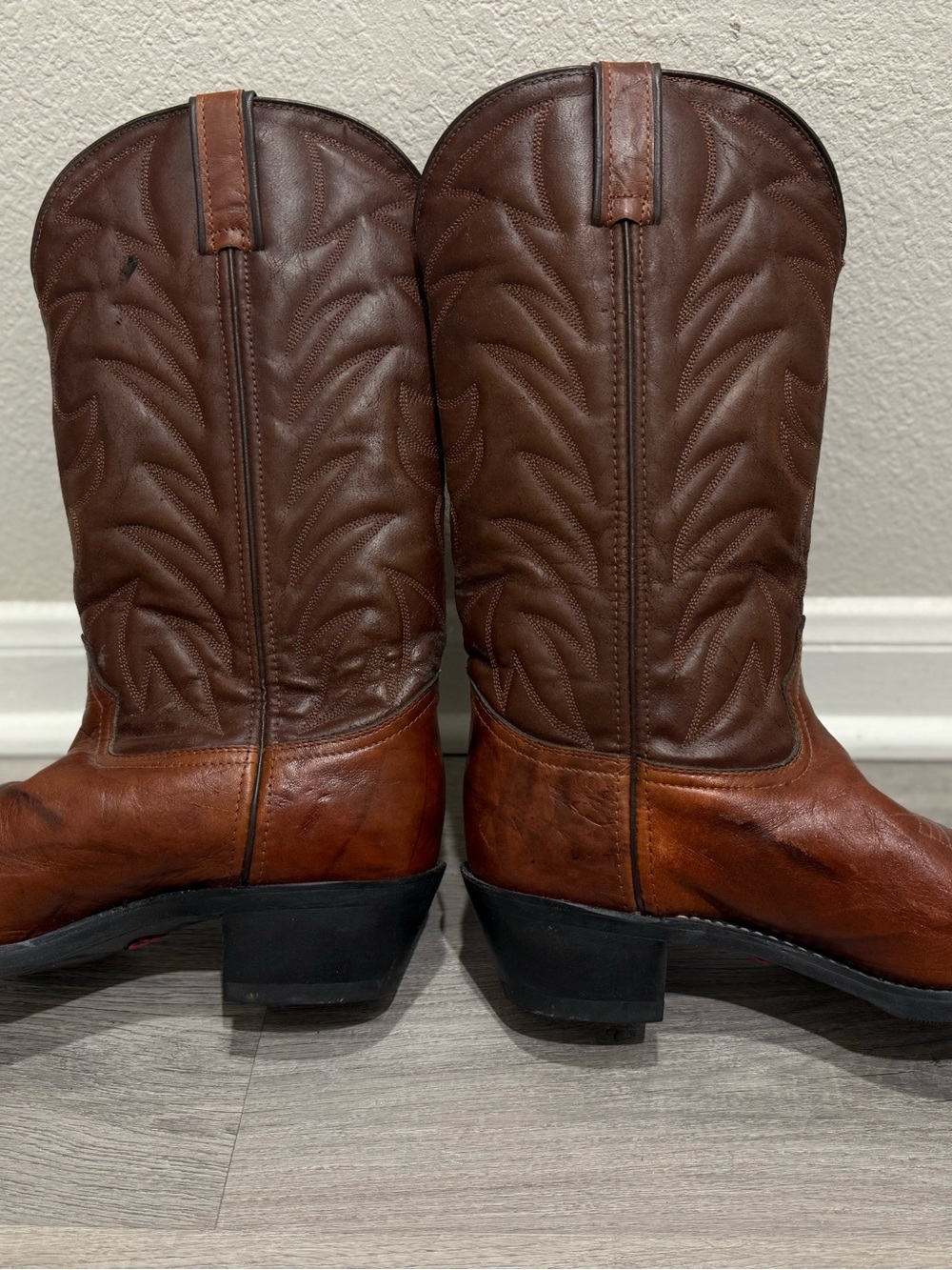 MENS DURANGO COWBOY BROWN BOOTS SIZE 10 Mexican Hand Made